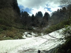 Serpihan Salju di Gunung Tateyama, Jepang