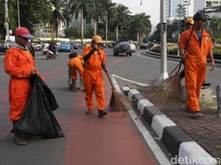Volume Sampah Selama Perayaan HUT Ke-497 DKI-Jakarta Marathon Capai 68 Ton