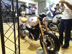 BMW Pamer R NineT Custom Silver Tank, Hanya Ada 1 Biji!