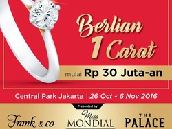 Fantastis! Berlian Carat Size mulai Rp30 Jutaan