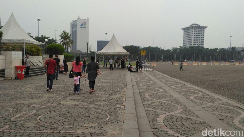 Begini Suasana Monas Sehari Setelah Kerusuhan 4 November