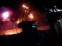 Rumah Sakit Jiwa di Meulaboh Aceh Barat Terbakar