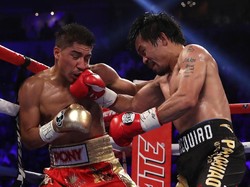 Kembali dari Pensiun, Pacquiao Kalahkan Vargas dan Rebut Sabuk Juara Welter WBO