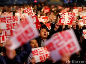 Demo di Jantung Kota Seoul, 43 Ribu Warga Korsel Tuntut Presiden Park Mundur