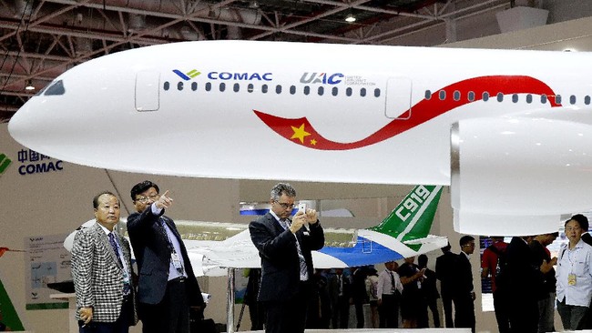Penampakan Model Pesawat Saingan Boeing dan Airbus yang Dirancang China-Rusia Penampakan Model Pesawat Saingan Boeing dan Airbus yang Dirancang China-Rusia