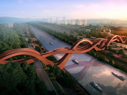 Inikah Jembatan Pejalan Kaki Paling Unik Sedunia?