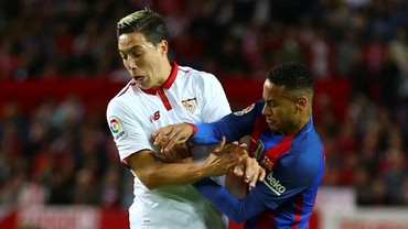 Pressing Sevilla Jadi Bumerang Saat Lawan Barcelona
