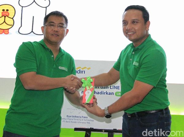 Bank Mandiri Luncurkan Line Pay E-Cash
