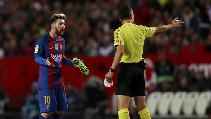 Barca Ajukan Banding terkait Kartu Kuning Messi