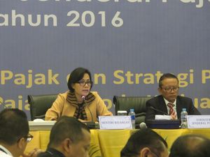 Hadir di Rapimnas Pajak, Ini Pesan Sri Mulyani