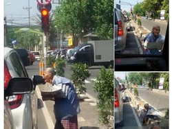 Sempat Viral, Kini Tak Lagi Terlihat Nenek Jualan Koran di Klampis Surabaya