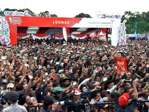 Dihibur Siti Badriah, Festival Border Aruk Datangkan 6 Ribu Wisman