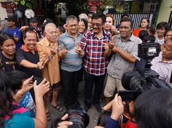 Belasan Warga Kembangan Selatan Tolak Kampanye Djarot di Kembangan Utara