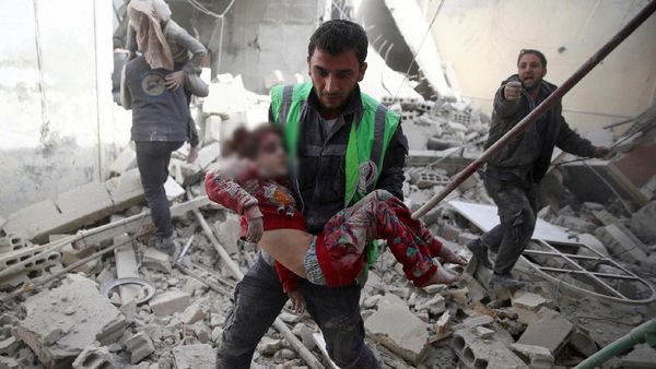 Anak-anak Kembali Menjadi Korban Serangan Udara di Suriah