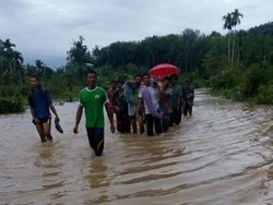Banjir di Aceh Jaya, 1 Warga Tewas Terbawa Arus