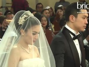 Pernikahan Sandra Dewi Live di Facebook