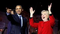 Barack Obama Hadiri Kampanye Hillary Clinton