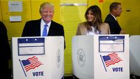 Trump Berikan Hak Suaranya