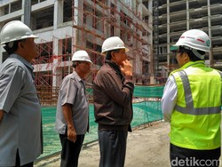 Kajati DKI Tinjau Proyek Wisma Atlet Kemayoran