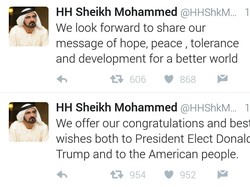 Uni Emirat Arab Ucapkan Selamat untuk Kemenangan Trump