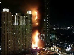 Pengunjung Mal di Apartemen Neo Soho yang Kebakaran Sudah Dievakuasi