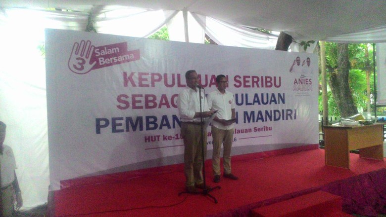 di gigi rumah sakit jakarta Sandi Seribu, 15 Tumpengan Anies ke Kepulauan HUT Janji