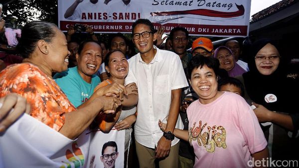 Sandiaga Uno Kampanye di Tanah Tinggi