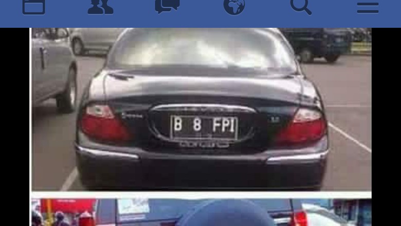 Penjelasan Polisi Soal Foto Mobil  Mewah  Berpelat FPI 
