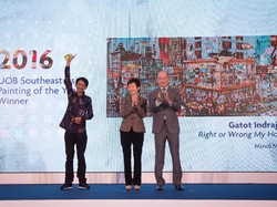 Gatot Indrajati Juarai Kompetisi Seni Lukis UOB Tingkat Asia Tenggara