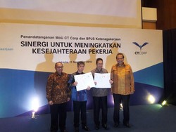 Tingkatkan Kesejahteraan Pekerja, CT Corp Gandeng BPJS Ketenagakerjaan