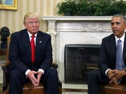 5 Foto yang Gambarkan Kecanggungan Pertemuan Obama dan Trump