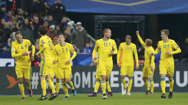 Prancis Menang Tipis Atas Swedia