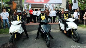 Motor Listrik Gesits Tiba di Bali