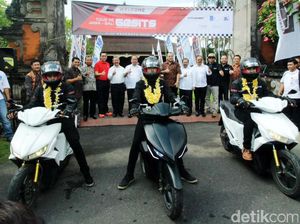 Motor Listrik Gesits Tiba di Bali