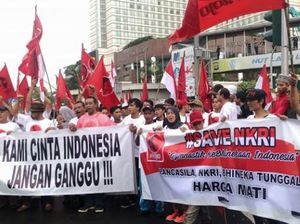 Massa Projo Gelar Kampanye Simpatik Save NKRI
