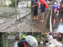 Ridwan Kamil: Akses Masuk Gedung dari Beton Penyebab Air Melompat ke Jalan