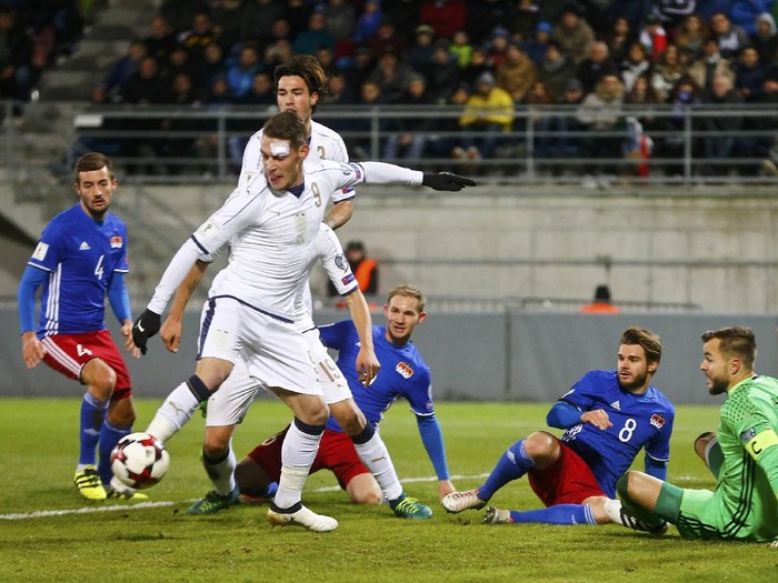 Italia Hantam Liechtenstein Empat Gol Tanpa Balas