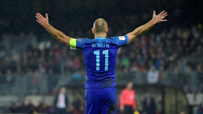 Comeback Robben di Timnas Belanda: Gol dan Cedera