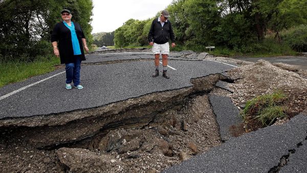 Kerusakan Akibat Gempa Selandia Baru