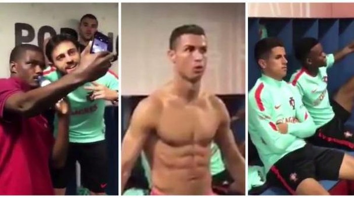 Gaya Ronaldo di Tantangan Manekin: Berpose Gagah Pakai Celana Dalam Putih