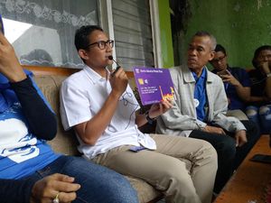 Sandiaga Janji Ada Petugas Keliling yang Pastikan Warga Dapat BPJS