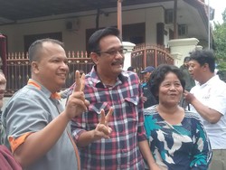 Blusukan di Mampang, Djarot Bertemu Adik Kelas Saat SMA