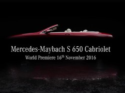 Mercedes-Maybach Tanpa Atap Diluncurkan Besok