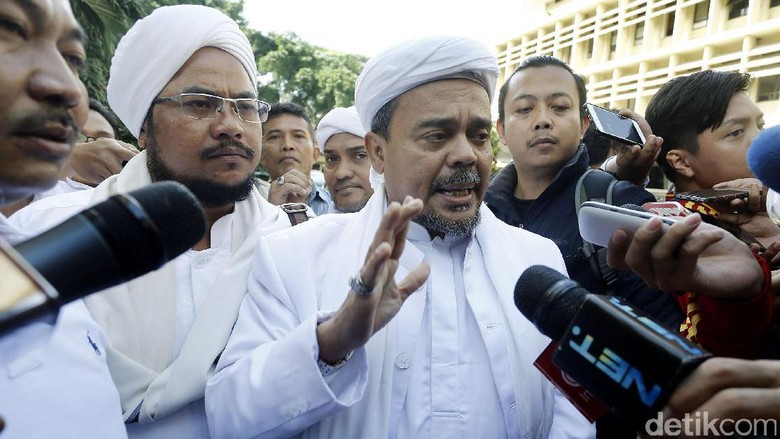 Tinggalkan Mabes, Habib Rizieq Yakin Kasus Ahok Bakal Lanjut ke Penyidikan