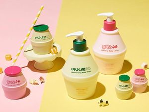 Gemas, Hand Cream dan Lip Balm Ini Dikemas dalam Botol Susu Pisang