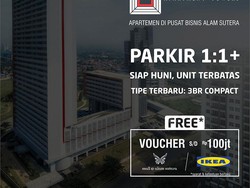 Ini Dia Apartemen Siap Huni di Alam Sutera, Parkir 100%, Investasi Cepat Balik