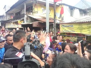 Blusukan ke Matraman, Agus Yudhoyono Janjikan Solusi Masalah Modal