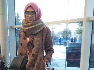 Suhu di Bawah Minus Sambut Peserta Tur Hijab for The World di Moscow Suhu di Bawah Minus Sambut Peserta Tur Hijab for The World di Moscow