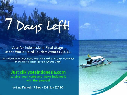 Tujuh Hari Lagi, Kesempatan Vote Indonesia di #WHTA2016