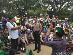 HMI Jabar Datangi Polda Bela Kawan Mereka di Jakarta